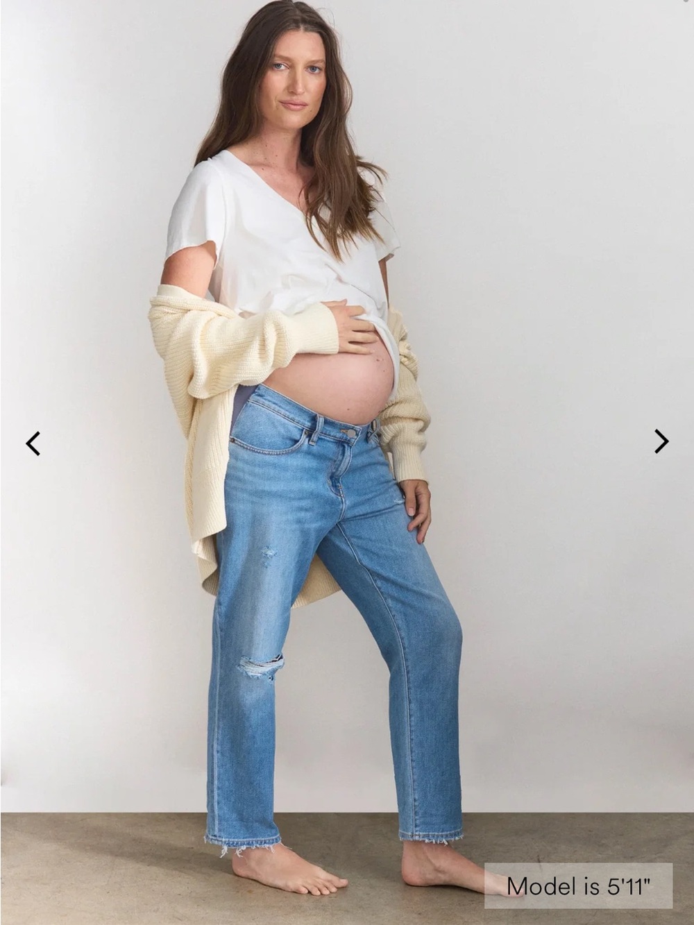 HATCH The Heritage Boyfriend Maternity Jean